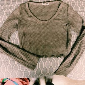 Long Sleeve Crop Top